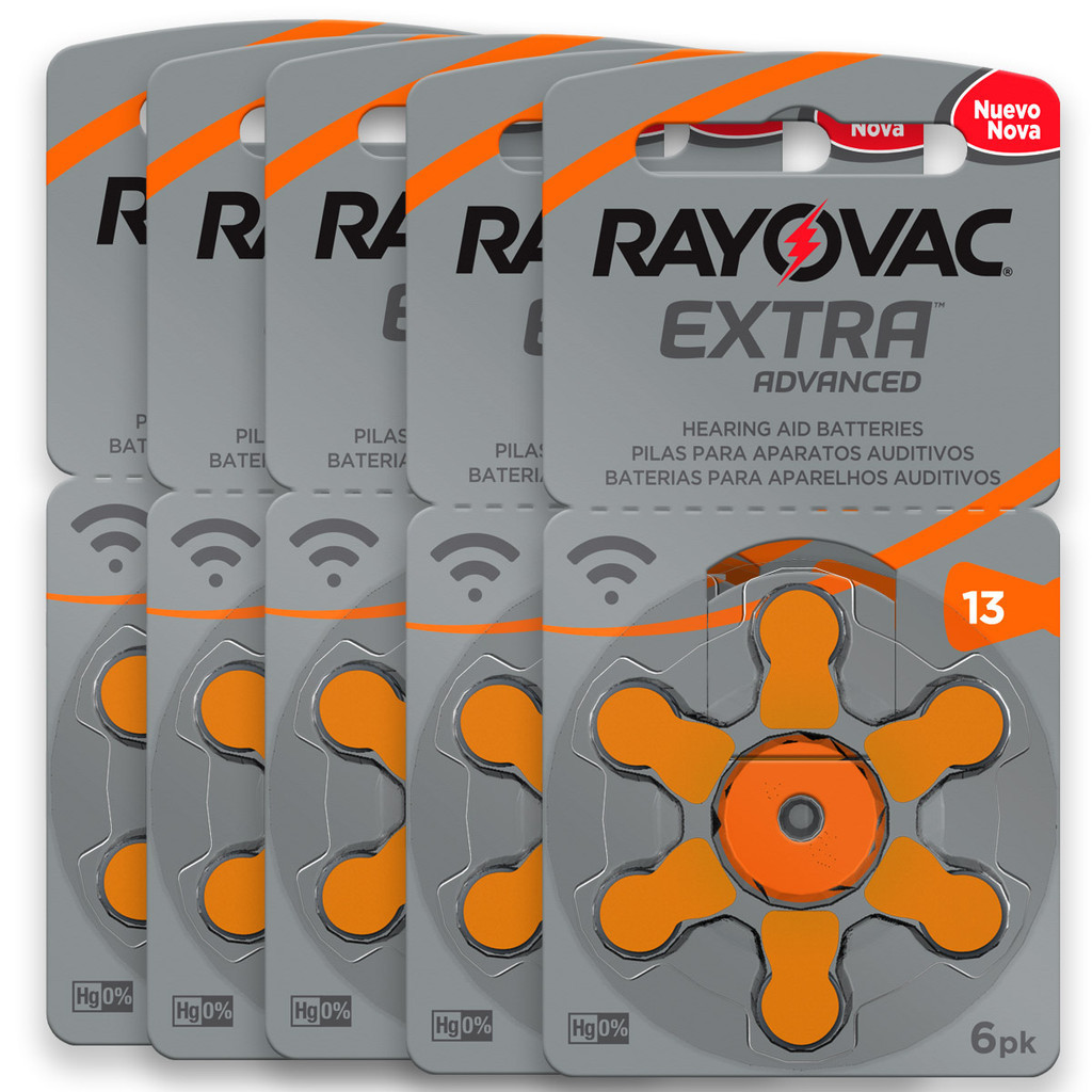 Pilha Auditiva 13 Rayovac Bateria Pr48 kit 30 unidades