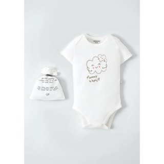 Body Bebê Unissex My First Em Algodão Orgânico + Saquinho Hering Kids