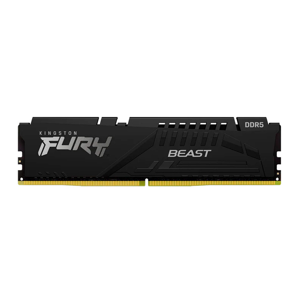Memória Kingston Fury Beast 16GB 4800MHZ DDR5 CL38 Preto - KF548C38BB-16