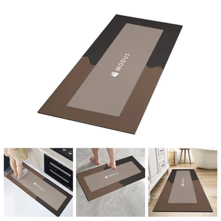 Modus 1PC Tapete De Banheiro Marrom Retângulo Diatom Mud Material Absorver Água Antiderrapante