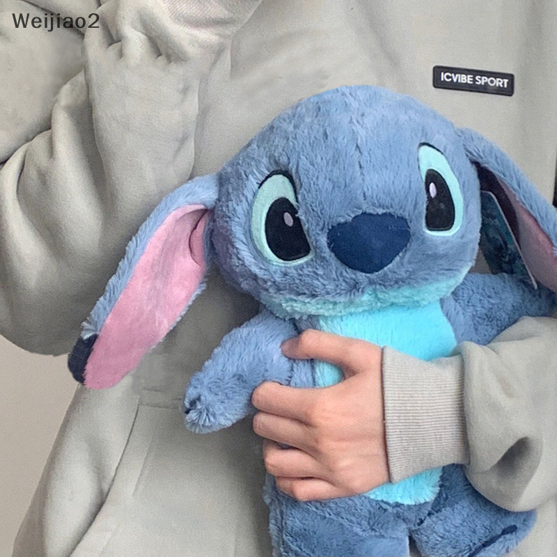 Anime Kawaii Turo Lilo Stitch Plush Garrafa De Água Quente De Inverno Feminina De Enchimento De Mão Aquecedora De Monstros