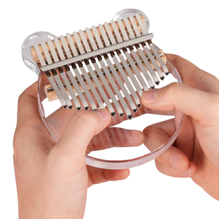 Kalimba Thumb Piano Portátil 17 Teclas Mbira Crystal Finger Instrumentos Musicais Presente Para Crianças Adultas Amantes Da Música Iniciantes