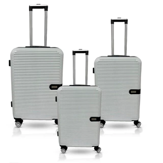 Kit 3 Malas De Viagem P M G Em Abs Rodas 360° Sonatta em Oferta na Shopee