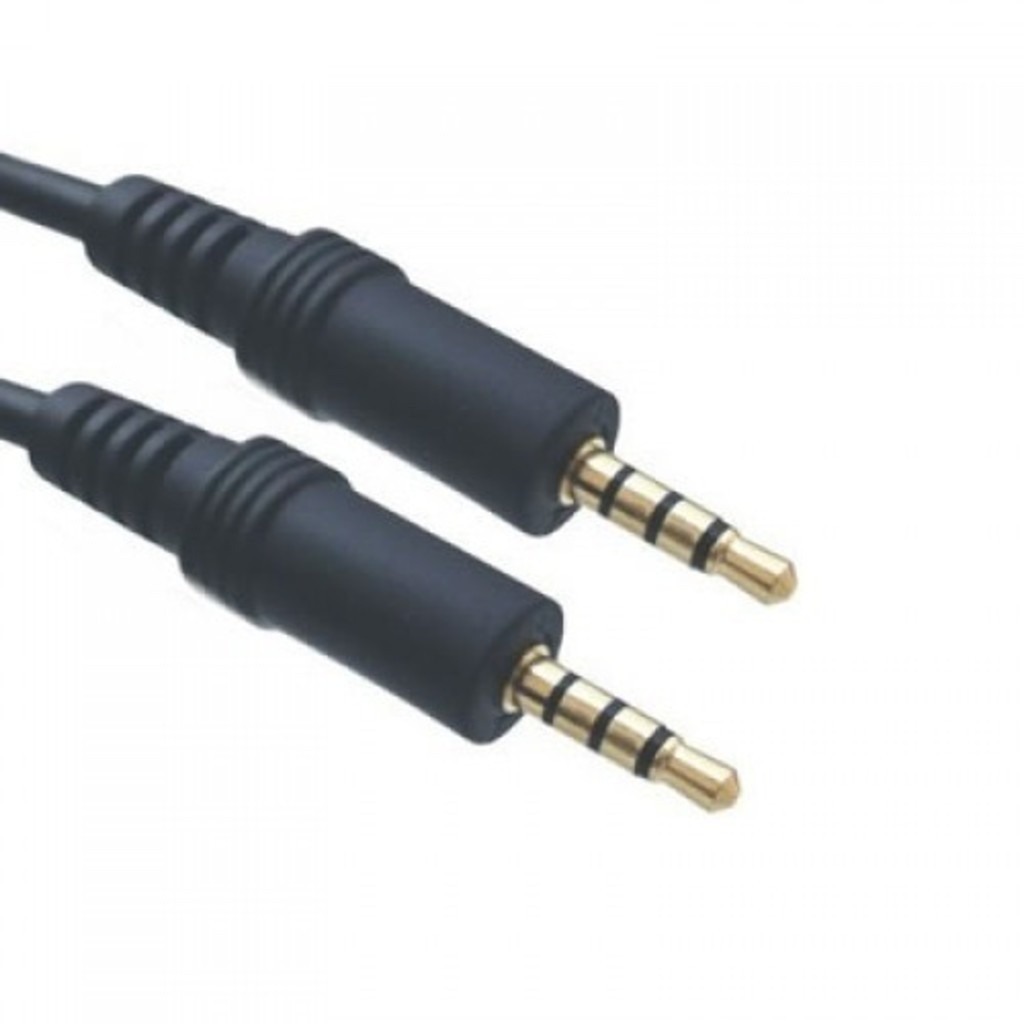 Cabo P2 P3 X P3 Ponta Dourada 1.5mt atacado