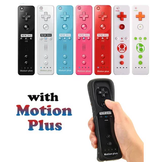 2PCS Controlador Remoto Com Motion Plus Para Nintendo Wii Nunchuck Gamepad Sem Fio Console Nintend Joystick Joypad