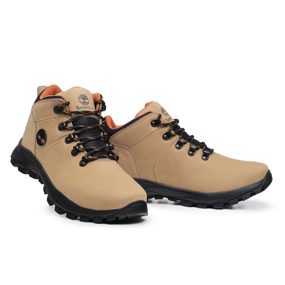 Botinha Coturno Adventure Conforto Timbeland Areia Laranja