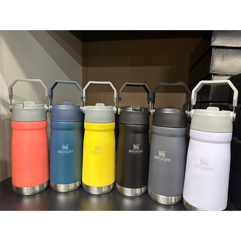 Garrafa Térmica Flip Straw Hidratação 650ml Branca Academia Canudo