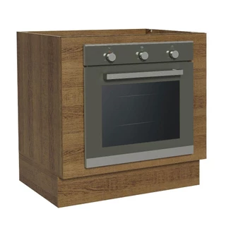 Balcão para Forno de Embutir 80 x 60 cm Sem Tampo Rustic Glamy, Stella Madesa em Oferta na Shopee