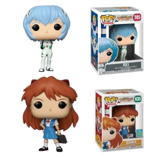 Funko Pop EVANGELION NEON GENESIS REI ASUKA Ação Figura Colecionável Modelo De Brinquedos