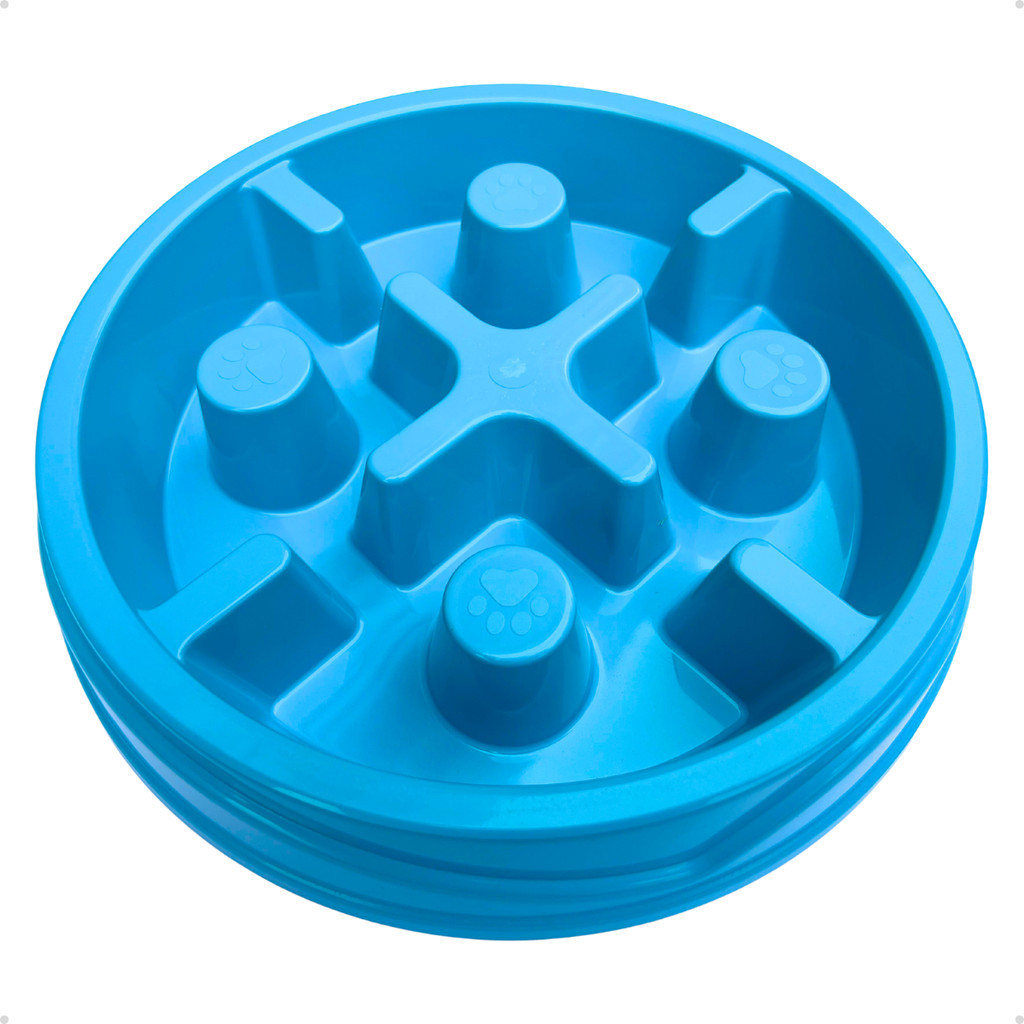 Comedouro Lento Educador Interativo De Plástico Para Cães Grande Porte