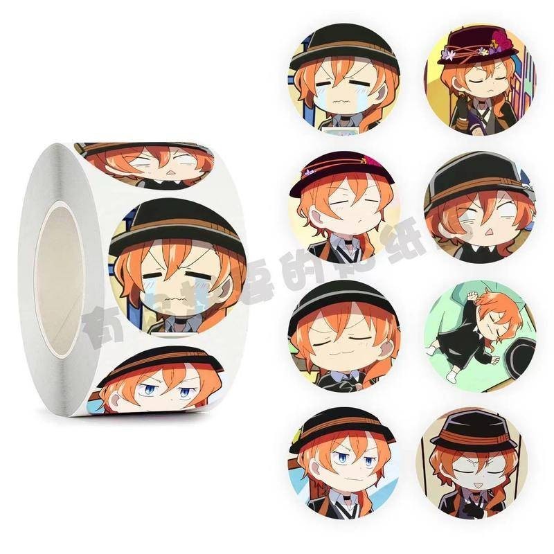 Bungo zwerfhonden anime rolschilderijen Dazai osamu/Nakajima Atsushi/Nakahara Chuuya opknoping poster muurkunst prints decoratie foto's (typ1