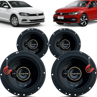 Kit Alto Falantes Dianteiros e Traseiros Volkswagen Polo 2017 até 2022 - Hurricane Aurum 480w em Oferta na Shopee
