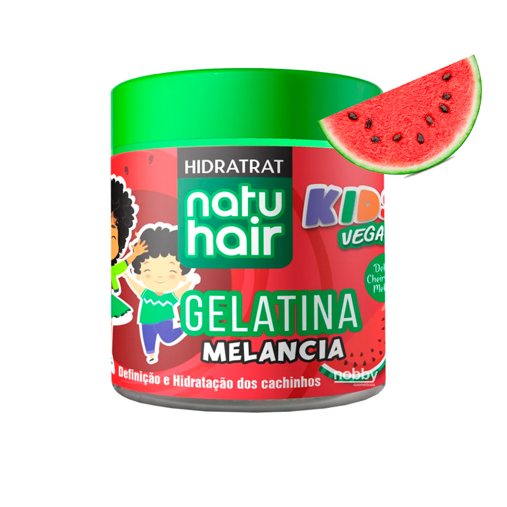 Gelatina Defini o E Hidrata o Melancia NatuHair Kids 500g Shopee Brasil