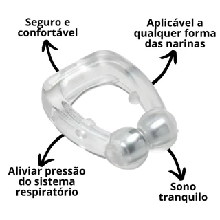 Kit com 2 ou 5 Dispositivos Anti Ronco - Clips Dilatadores Nasais Magnéticos para