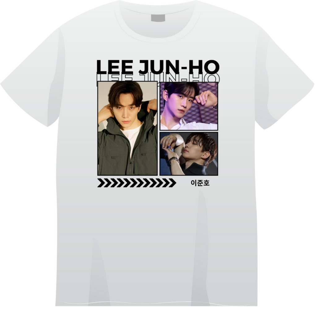 Camiseta Lee Junho Algodão Dorama Sorriso Real Kpop Lee Jun-ho