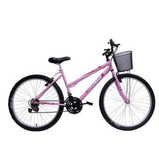 Bicicleta Aro 26 Feminina Bike De Passeio 18 Marchas Saidx em Oferta na Shopee