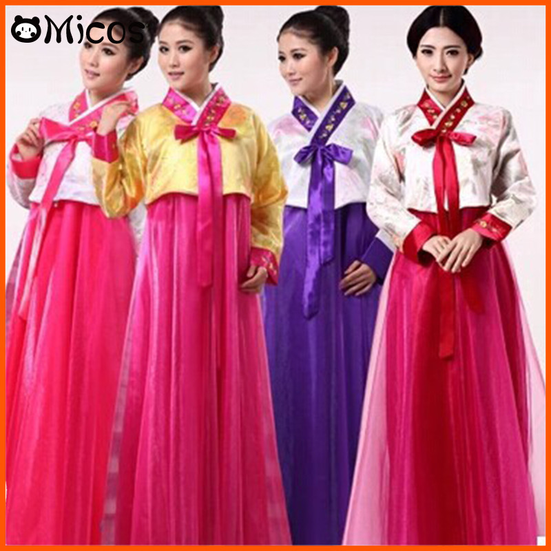 Roupa Tradicional Coreana Hanbok Vestido Para Mulheres Palácio Antigo ...