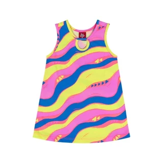 Vestido Regata Estampado Bebê Bee Loop
