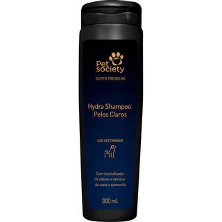 Shampoo Pet Society Pelos Claros 300ml