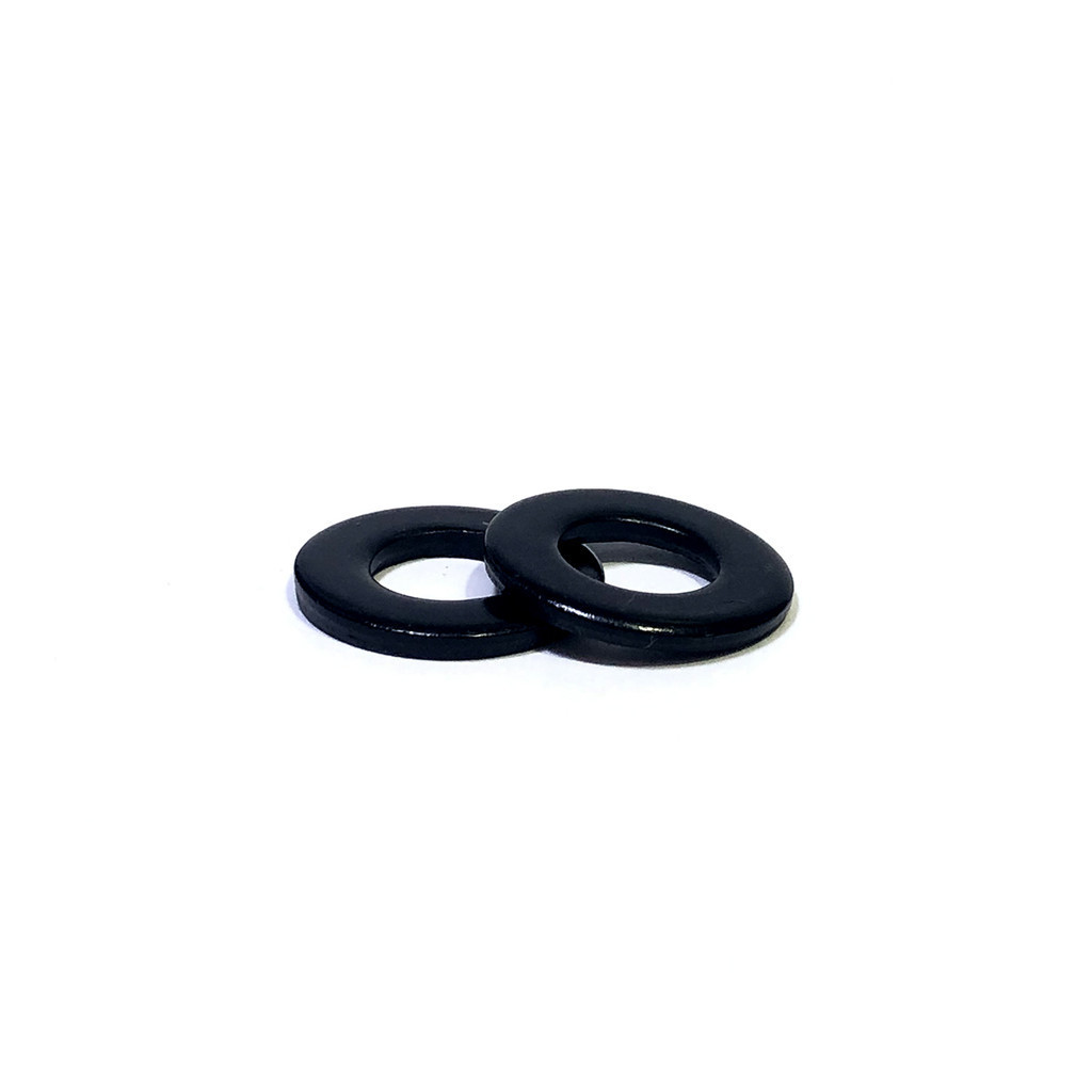 Arruela Lisa Zincado Preto Milímetros Kit com 50-100 Unidades
