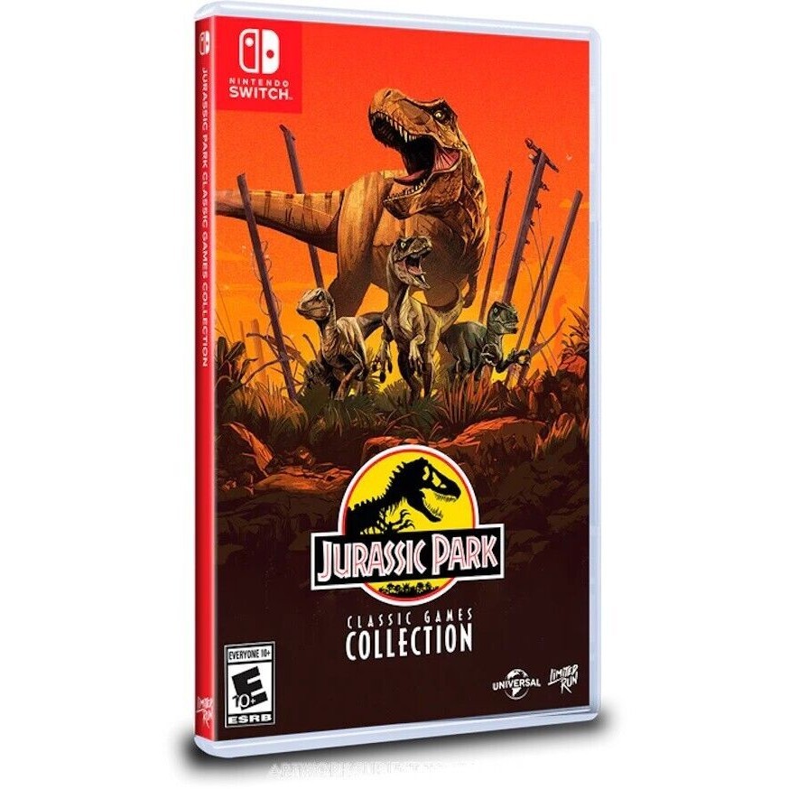 Jurassic Park Classic Games Collection Switch Limited Run Midia Fisica
