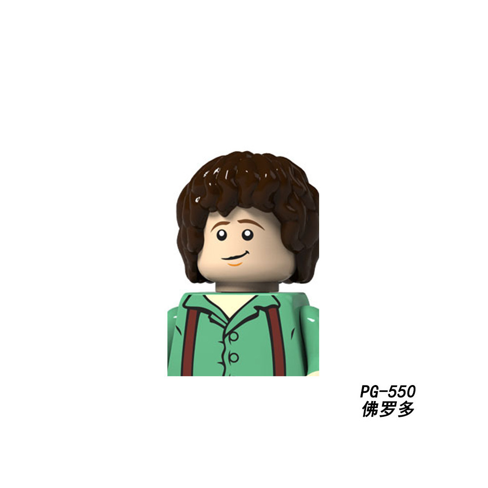 O Senhor Dos Anéis Minifiguras Construindo Blocos De Hobbits Gandalf ...