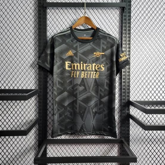 Camisa Da Equipe Arsenal Preto