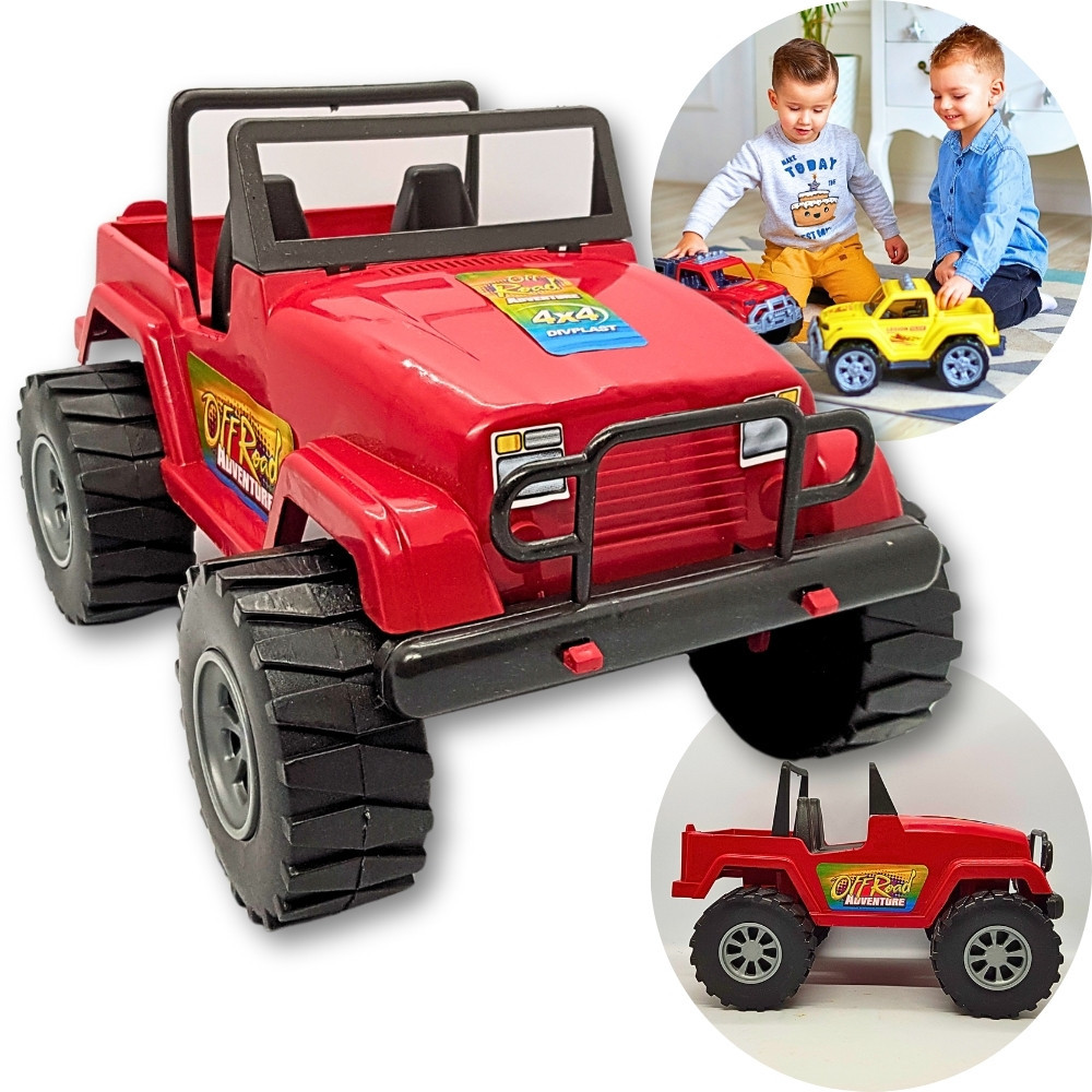 Carrinho Grande de Brinquedo Jeep 4x4 Off Road Trilha Terra | Shopee Brasil