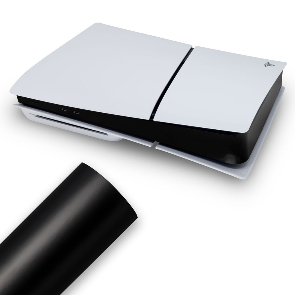 Skin PS5 Slim Central - Preto Fosco Mate