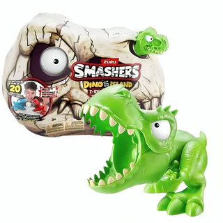 Figura Smashers Dino Island Zuru Mini TRex Verde  F01495 Fun
