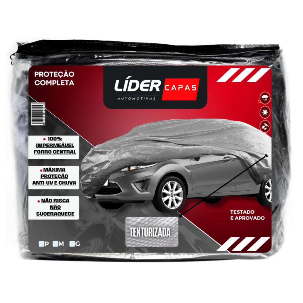 Capa Para Cobrir Carro Forrada 100% Impermeável Protege Sol Chuva ...