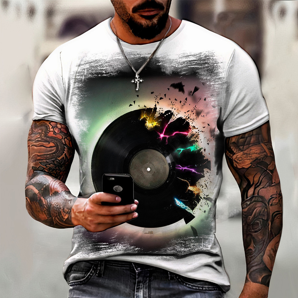 Camisa Camiseta Musica Vinil Music Retro Melodia Shopee Brasil