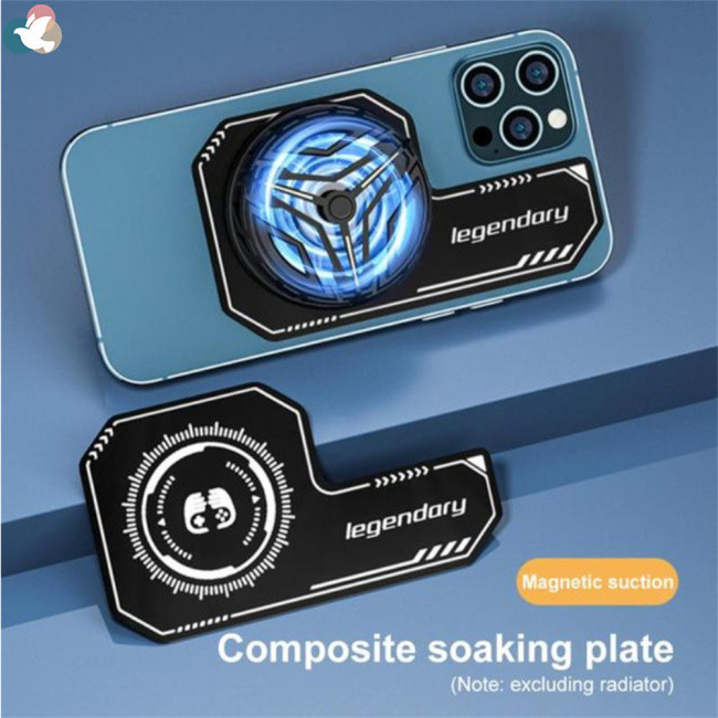 HTE Mobile Telefone Área De Resfriamento Do Dissipador De Calor Placa De Aumento Refrigerador Magnético Peças