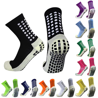 Respirável Silicone Anti-Slip Profissional Sports Futebol Meias