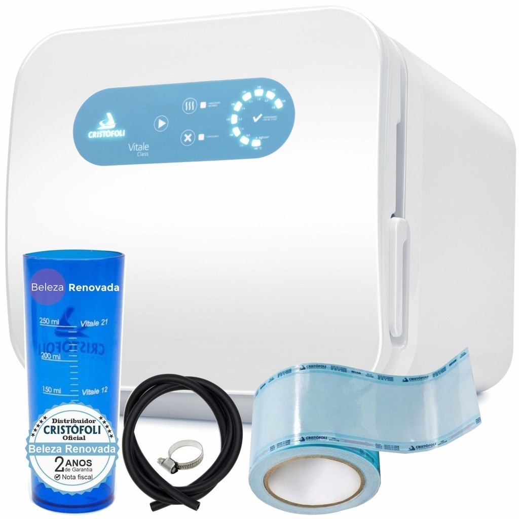 Autoclave Cristofoli Vitale 21 Litros + Embalagem Tubular
