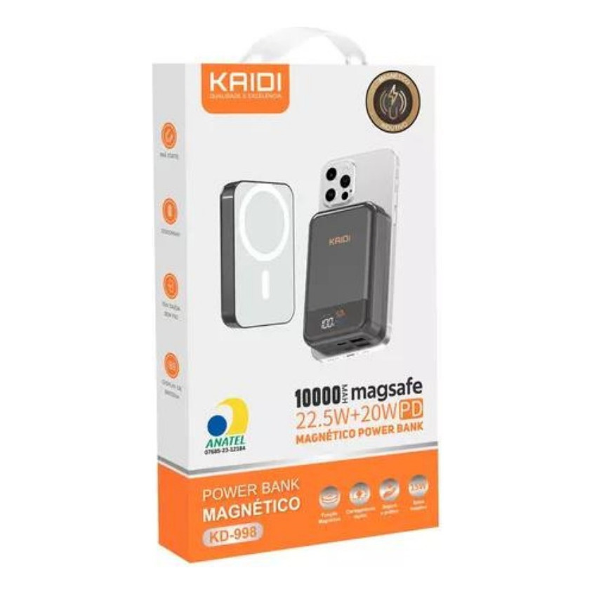 Power Bank DIVINO, 4 cavi integrati e ricarica da 22,5W, PROMO