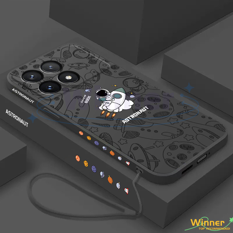 Capinha POCO X6 PRO X6 X5 X5 M6 M6 4g Caixa Macia Espaço Nave Espacial 3A1SSTK