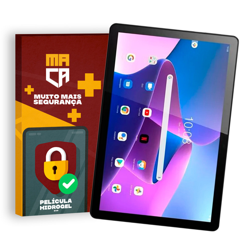 Película Hidrogel Tablet Lenovo M10 Fosco ou Transparente