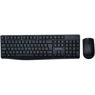 Kit Teclado e Mouse Multilaser Portátil 2.4ghz Sem Fio Wireless Pc Teclas Macias TC270