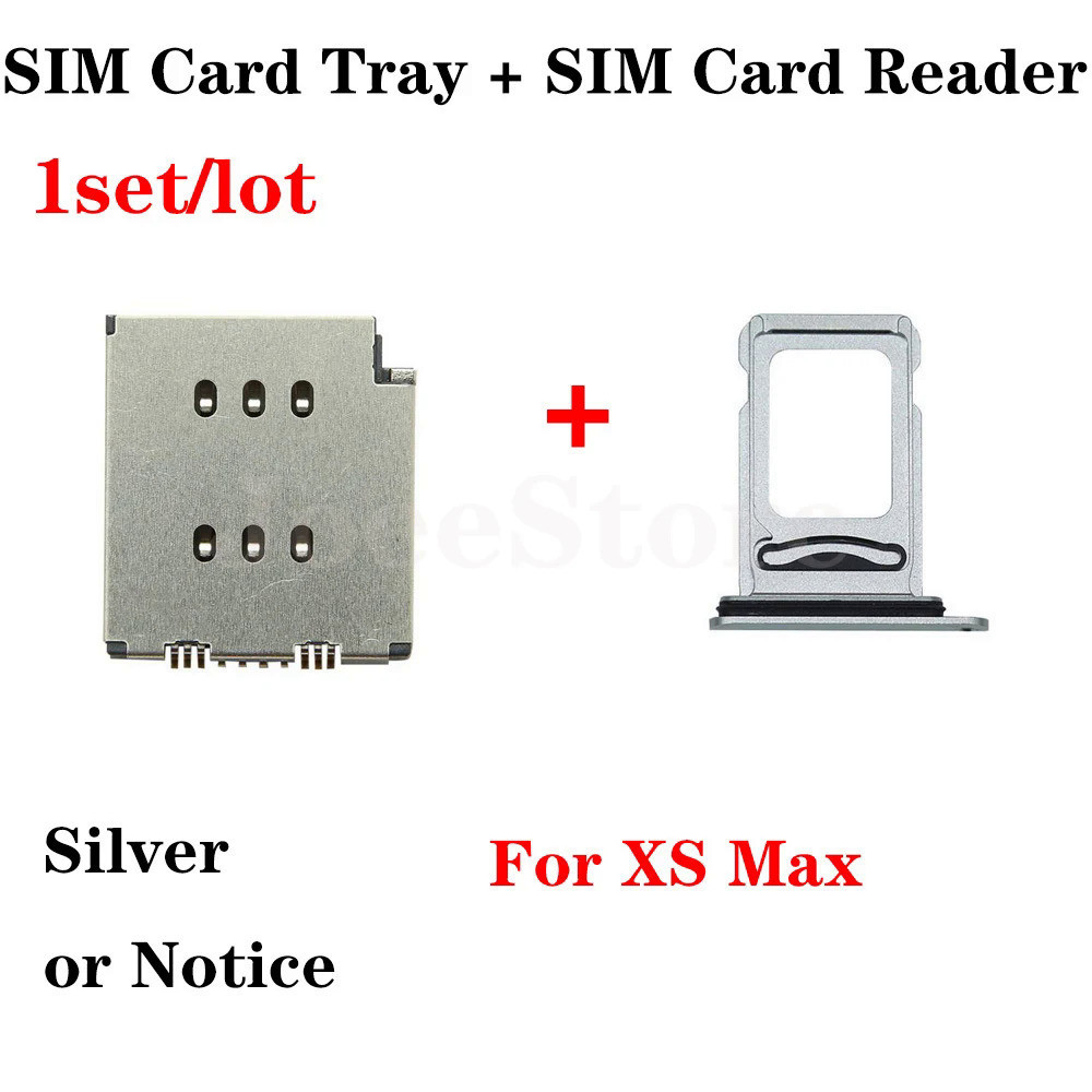 iPhone 11 Pro デュアルSIM 1 conjunto Dual Sim Card Reader Connector Cabo Flex para iPhone 11