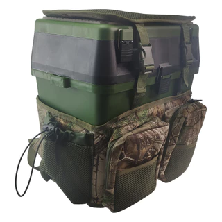 Caixa Mochila Pesca Fishing Box Pescaria Bolsa Maleta Banco Isca Anzol Banquinho Banqueta Armazenamento
