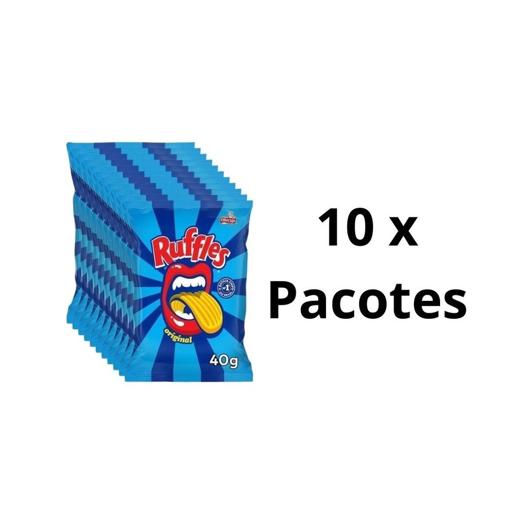 KIT RUFFLES 10 UNIDADES DE 32G CADA | Shopee Brasil