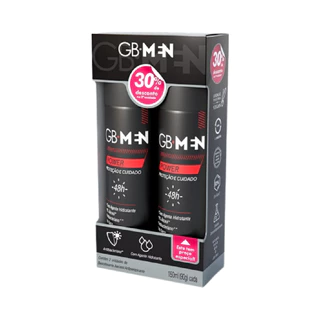Kit 2 Desodorante Spray Antitranspirante 48H Power GB Men