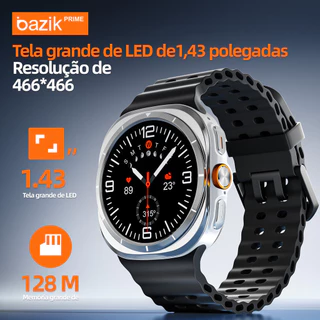 Smartwatch Relogio BW99ULTRA 1.43inch GPS NFC Whatsapp Gps Assistente De Voz Academia Corrida