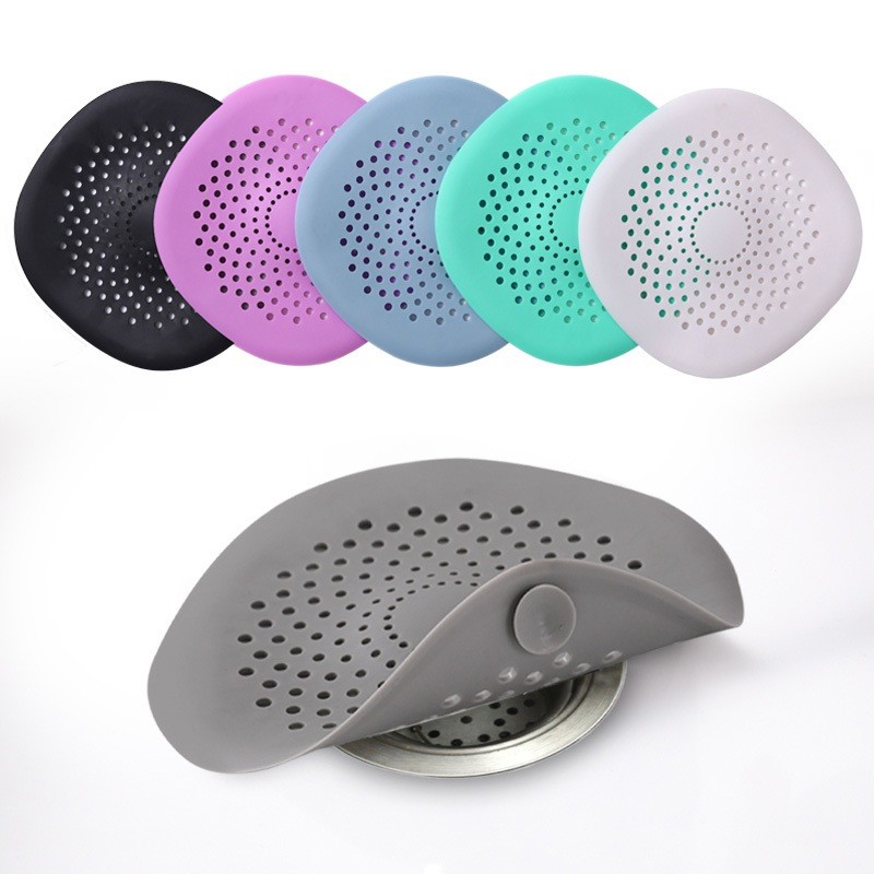 Tampa de Ralo de Silicone Antientupimento – Filtro para Ralo de Pia e ...