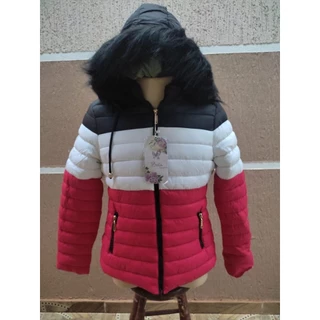 Jaqueta de Inverno Feminina Bobojaco Forrada - Touca Removível - Modelo S21037