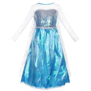 Roupas Vestido de princesa estilo europeu e americano, cosplay, festa, lantejoulas, meninas evento da escola 6055