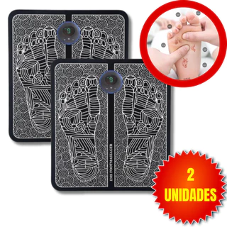Kit 2 Massageador Tapete Elétrico De Pés Esteira Fisioterapia Músculo Cuidados Com A Saúde Relaxamento