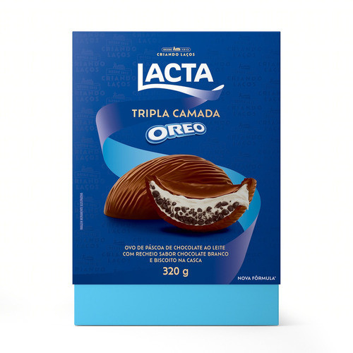 Chocolate Lacta Ao Leite Individual Kit 12 unidades de 34g