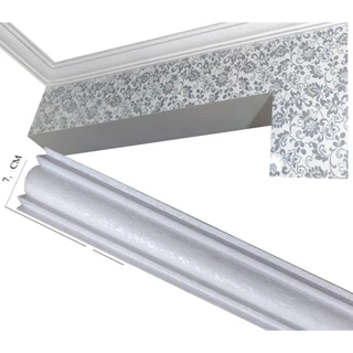 Moldura de isopor teto 50 MTS MC4 Forro Sanca EPS